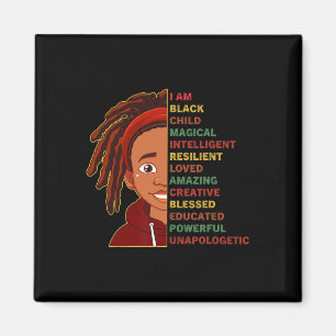 Ik ben Black History Month sterke Afro-Amerikaanse Magneet