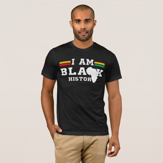 Ik ben Black History Shirt (Voorkant volledig)