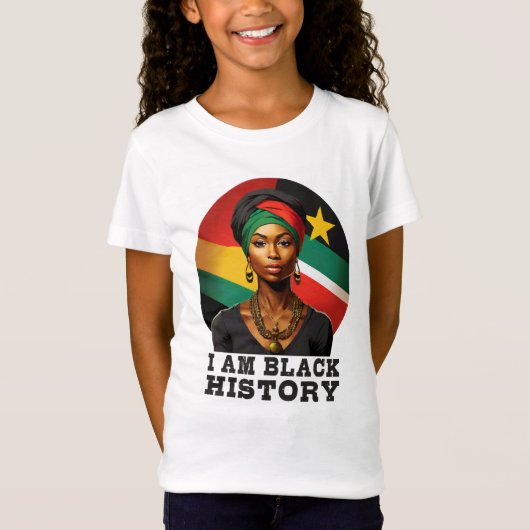Ik ben Black History T-shirt (Voorkant)