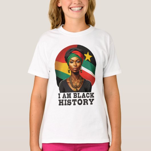 Ik ben Black History T-shirt (Voorkant)
