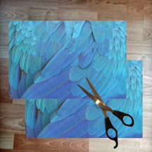 Ik ben blauw - papegaaiveren dicht bij elkaar