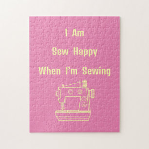 Ik ben blij als ik naai legpuzzel