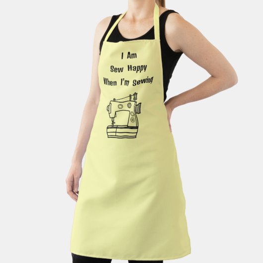 Ik ben blij als ik naai schort (Insitu)