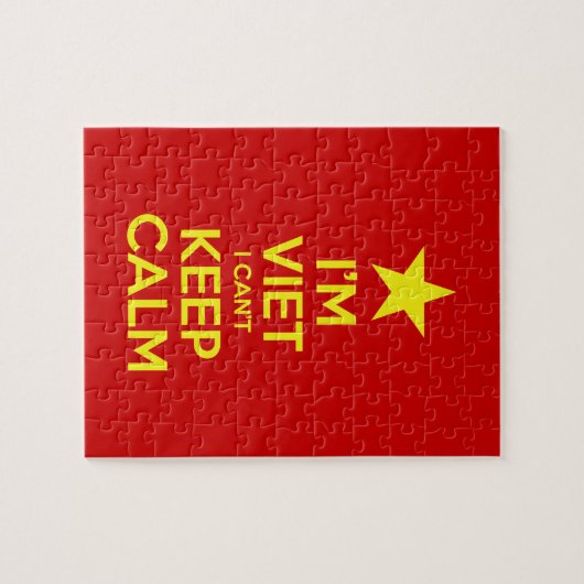 Ik ben blij dat ik geen kalm kan houden. legpuzzel (Horizontaal)