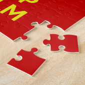 Ik ben blij dat ik geen kalm kan houden. legpuzzel (Zijkant)