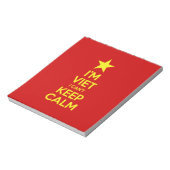 Ik ben blij dat ik geen kalm kan houden. notitieblok (Gedraaid)