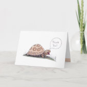 "Ik ben blij dat ik het waardeer" Turtle Dank je w Kaart (Voorkant)