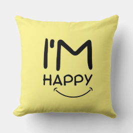 Ik ben blij dat ik kussen gooi