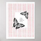 ik ben blij dat je hier bent poster (Voorkant)