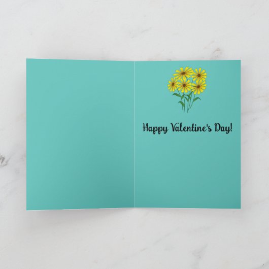 Ik ben blij dat we vrienden zijn Valentijnsdag Kaart (Binnen)