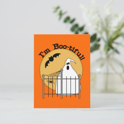 Ik ben Boo-armige Halloween T-shirts en Gifts Briefkaart (Staand voorkant)