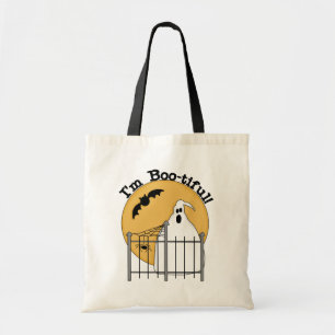 Ik ben Boo-armige Halloween T-shirts en Gifts Tote Bag