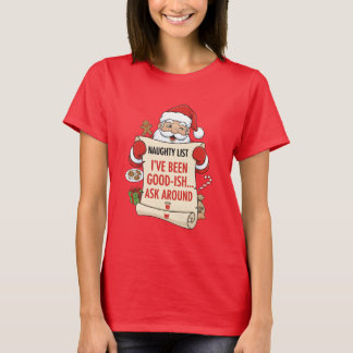 Ik ben braaf geweest... vraag maar rond t-shirt