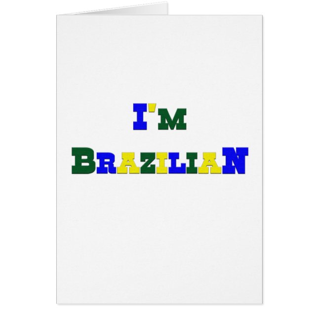 Ik ben Braziliaans (Voorkant)