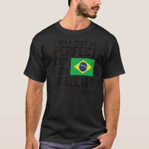 Ik ben Braziliaanse vlag Braziliaans erfgoed, Braz T-shirt