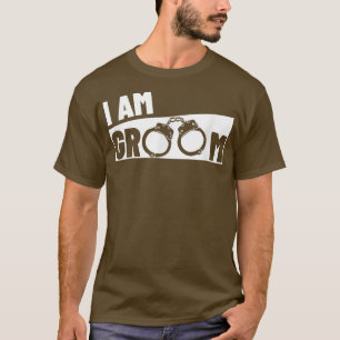 Ik ben bruidegom huwelijksfeest getuige vrijgezell t-shirt
