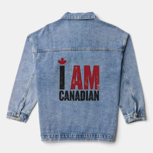 Ik ben Canadees - Patriottische verklaring en esdo Denim Jacket