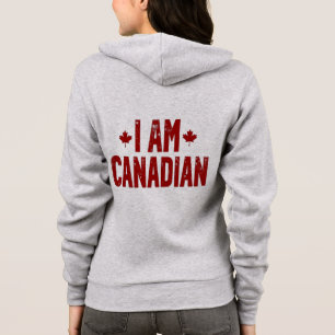 Ik ben Canadees - Patriottische verklaring en esdo Hoodie