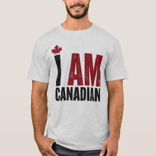 Ik ben Canadees - Patriottische verklaring en esdo T-shirt
