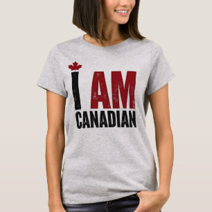 Ik ben Canadees - Patriottische verklaring en esdo T-shirt