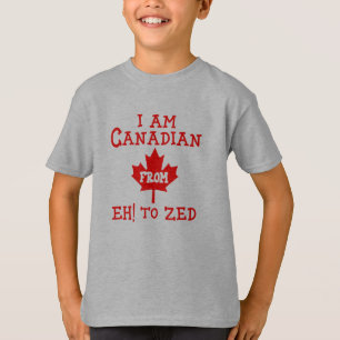 Ik ben Canadees van Eh! tot Zed - Kinder T-shirt