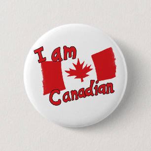 Ik ben Canadese Button