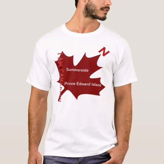 IK BEN CANADIAN T-SHIRT #2 - (Voorkant)