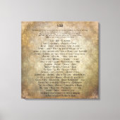 Ik ben canvas afdruk (Voorkant)