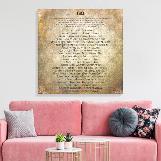 Ik ben canvas afdruk (Insitu (Woonkamer))