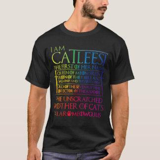 Ik ben Catleesi Moeder van katten Grappige kat vin T-shirt