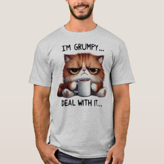 Ik ben chagrijnig, reken af met die kat t-shirt