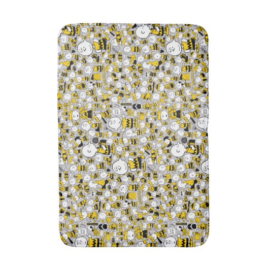 Ik ben Charlie Brown Pattern Badmat (Voorkant Verticaal)