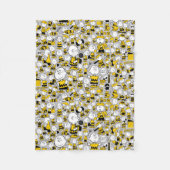 Ik ben Charlie Brown Pattern Fleece Deken (Voorkant)