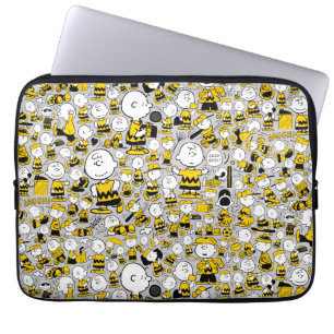 Ik ben Charlie Brown Pattern Laptop Sleeve