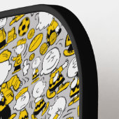 Ik ben Charlie Brown Pattern Pickleball Paddle (Links Detail)