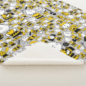 Ik ben Charlie Brown Pattern Sherpa Deken (3/4)