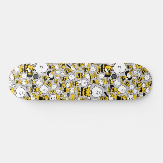 Ik ben Charlie Brown Pattern Skateboard (Horizontaal)