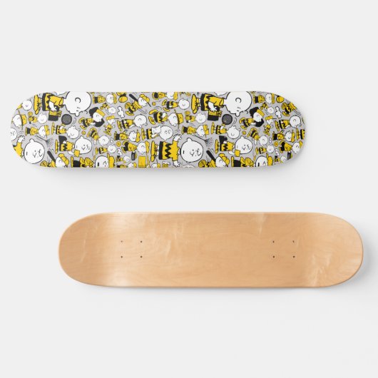 Ik ben Charlie Brown Pattern Skateboard (Horizontaal)