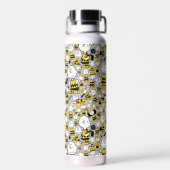 Ik ben Charlie Brown Pattern Waterfles (Achterkant)