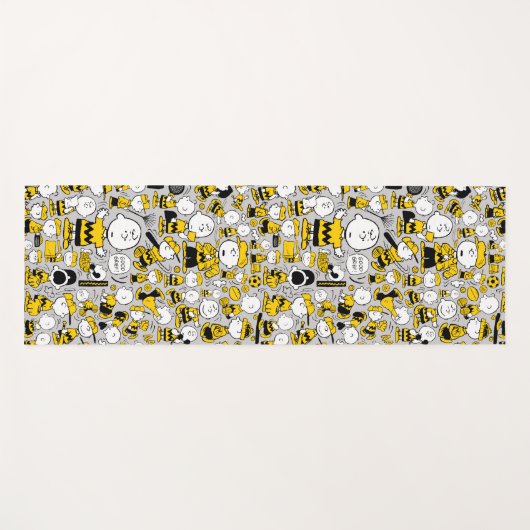 Ik ben Charlie Brown Pattern Yogamat (Voorkant (horizontaal))