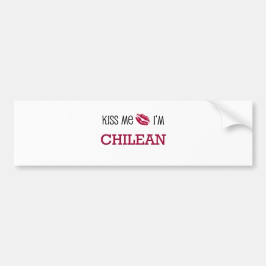 Ik ben CHILEAN Bumpersticker (Voorkant)