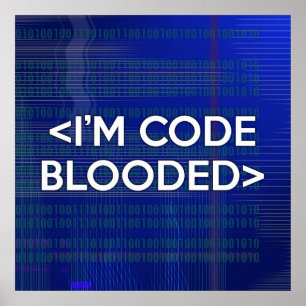 IK BEN CODEBLOODED POSTER