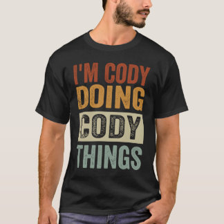 Ik ben Cody Doing Cody Des Coding Nerd T-shirt