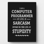 Ik ben computerprogrammeur fotoplaat (voorkant)