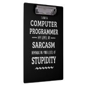 Ik ben computerprogrammeur klembord (Rechts)