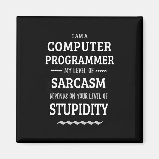 Ik ben computerprogrammeur magneet (Voorkant)