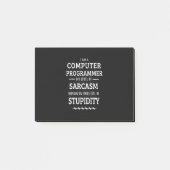 Ik ben computerprogrammeur post-it® notes (Voorkant)