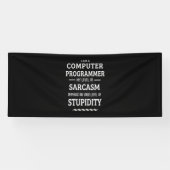 Ik ben computerprogrammeur spandoek (Horizontaal)