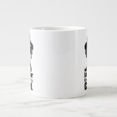 Ik ben Cool Black Lab Extra Grote Beker (Voorkant)