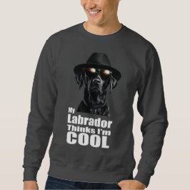 Ik ben Cool Black Lab Trui